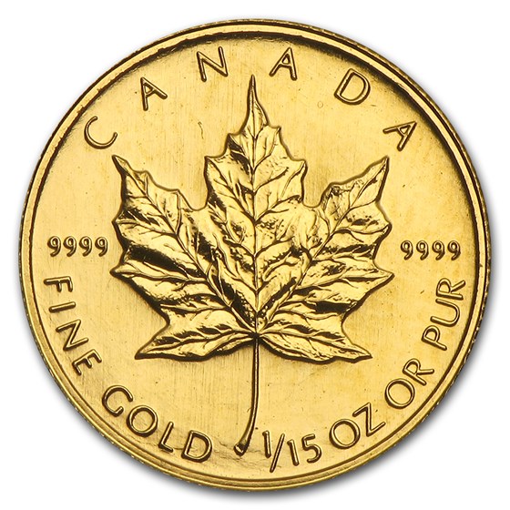 1994 Canada 1/15 oz Gold Maple Leaf BU 1994 Canada 1/15 oz Gold Maple Leaf BU